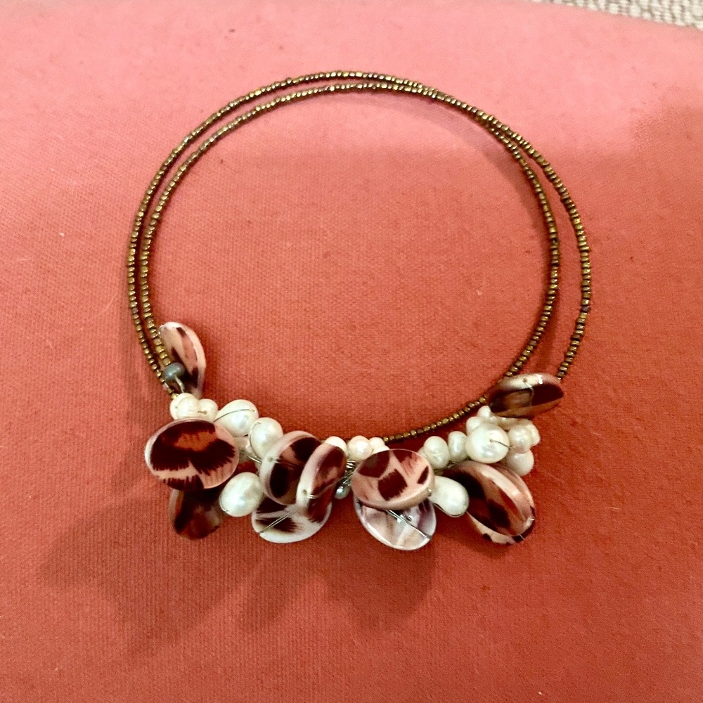 Original Pearl Beaded Adjustable Chocker Necklace